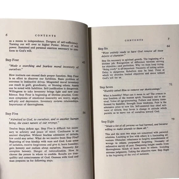 Twelve Steps Twelve Traditions Book Alcoholics Anonymous AA Eleventh Print 1972 - Picture 7 of 16